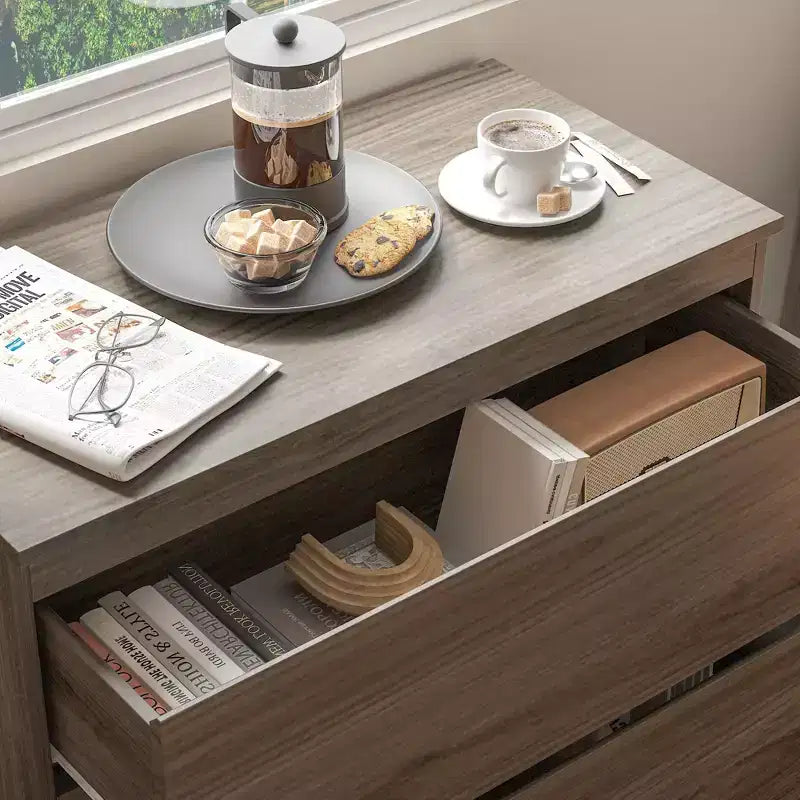 Commode à trois tiroirs, commode moderne pour chambre à coucher
