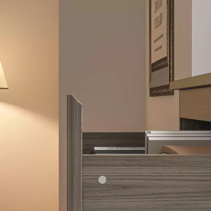 Commode à trois tiroirs, commode moderne pour chambre à coucher