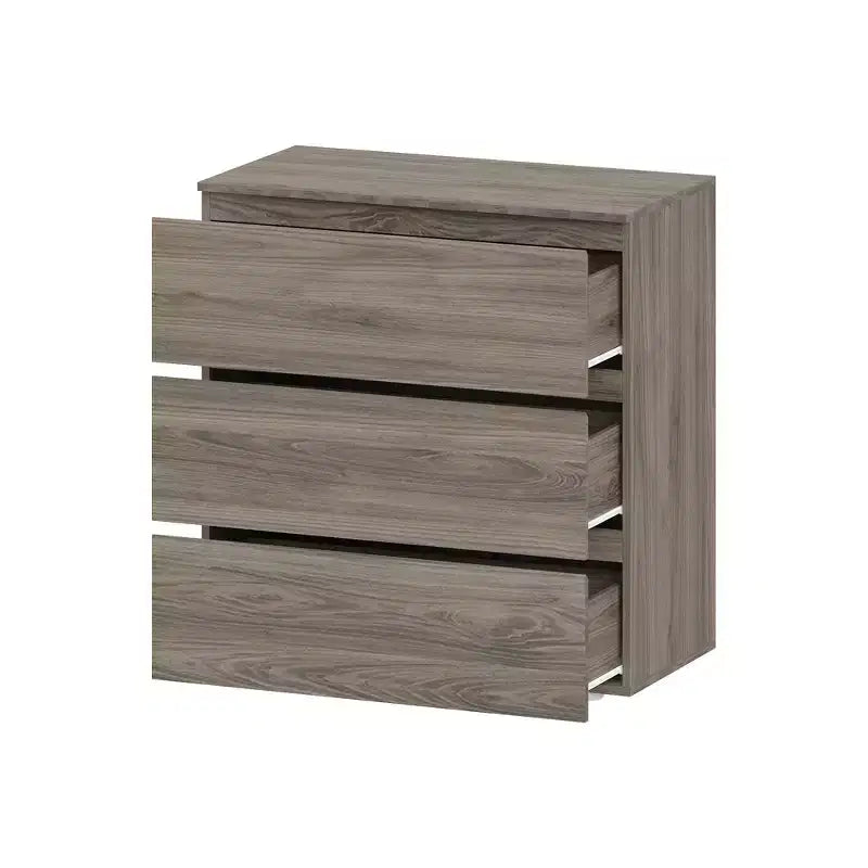 Commode à trois tiroirs, commode moderne pour chambre à coucher