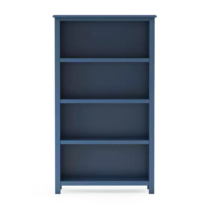Étagère à 4 niveaux Taiga - Bibliothèque et meuble de rangement 54 pour chambres d'enfants ou salles de jeux, meuble en bois pour livres, jouets, fournitures scolaires