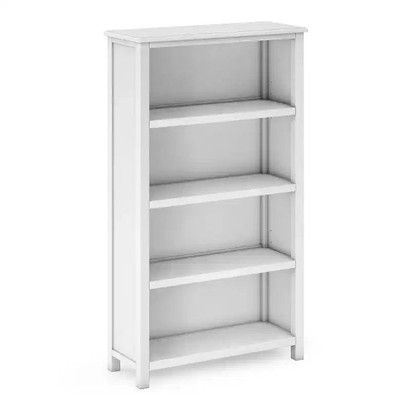 Étagère à 4 niveaux Taiga - Bibliothèque et meuble de rangement 54 pour chambres d'enfants ou salles de jeux, meuble en bois pour livres, jouets, fournitures scolaires