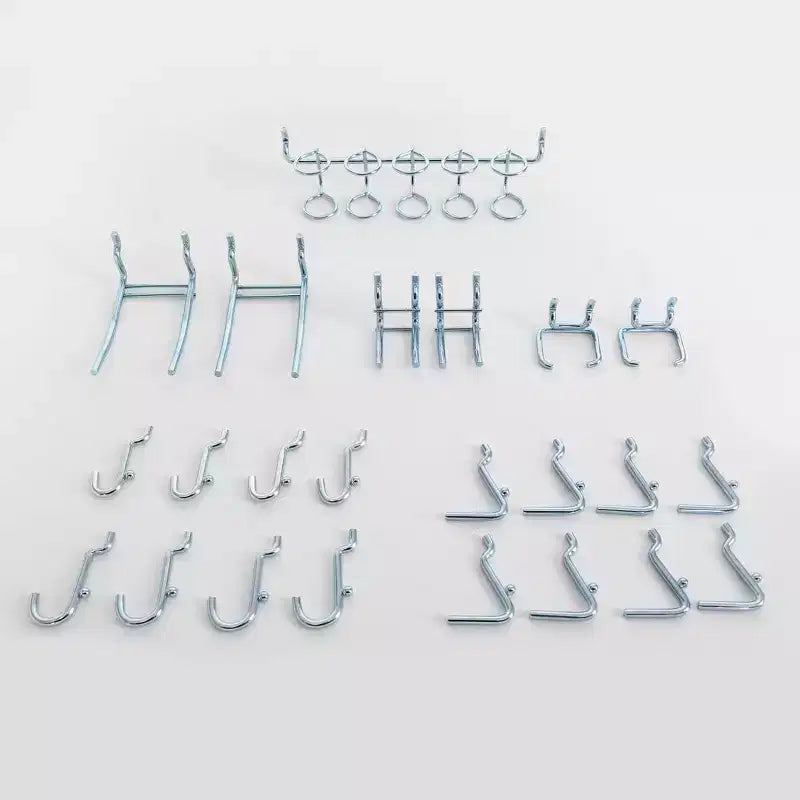 Ensemble de panneaux perforés UltraHD 2 pièces avec assortiment de 23 crochets, 61 cm l x 61 cm P