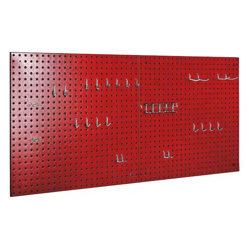 Ensemble de panneaux perforés UltraHD 2 pièces avec assortiment de 23 crochets, 61 cm l x 61 cm P