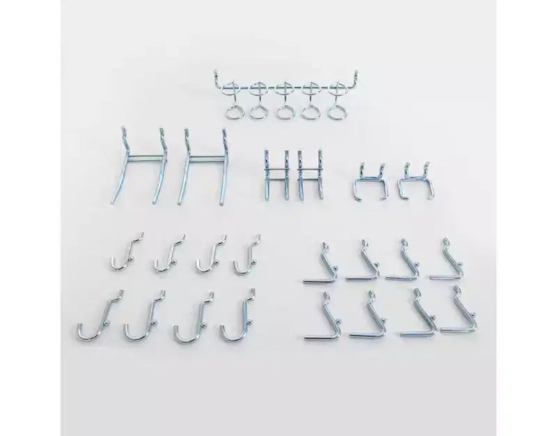 Ensemble de panneaux perforés UltraHD 2 pièces avec assortiment de 23 crochets, 61 cm l x 61 cm P