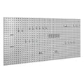 Seville Classics UltraHD 2-Piece Pegboard Set w/ 23 Piece Hook Assortment, 24 W x 24 D