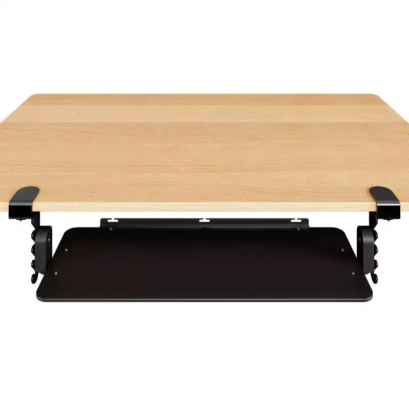 KT4 Plateau de clavier ergonomique coulissant sous le bureau, à pince, noir