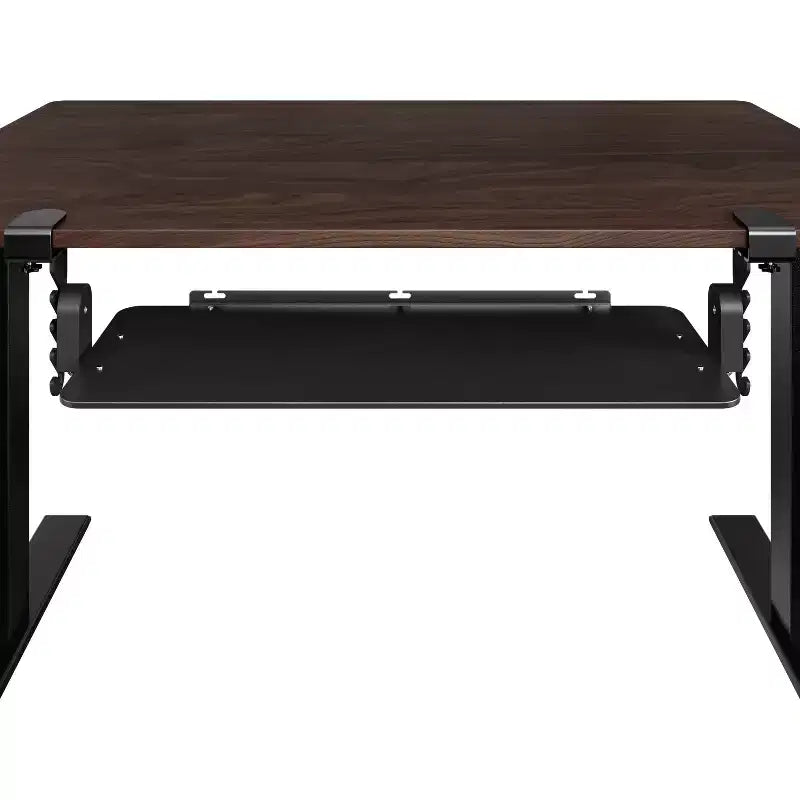 KT4 Plateau de clavier ergonomique coulissant sous le bureau, à pince, noir