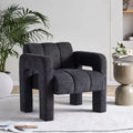 Fauteuil d'appoint large en bouclette