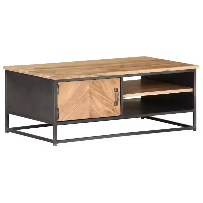 Table basse 35,4x19,7x13,8 Bois d'acacia massif