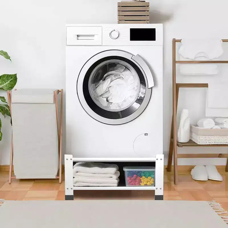 Socle pour lave-linge et sèche-linge, lot de 2, blanc