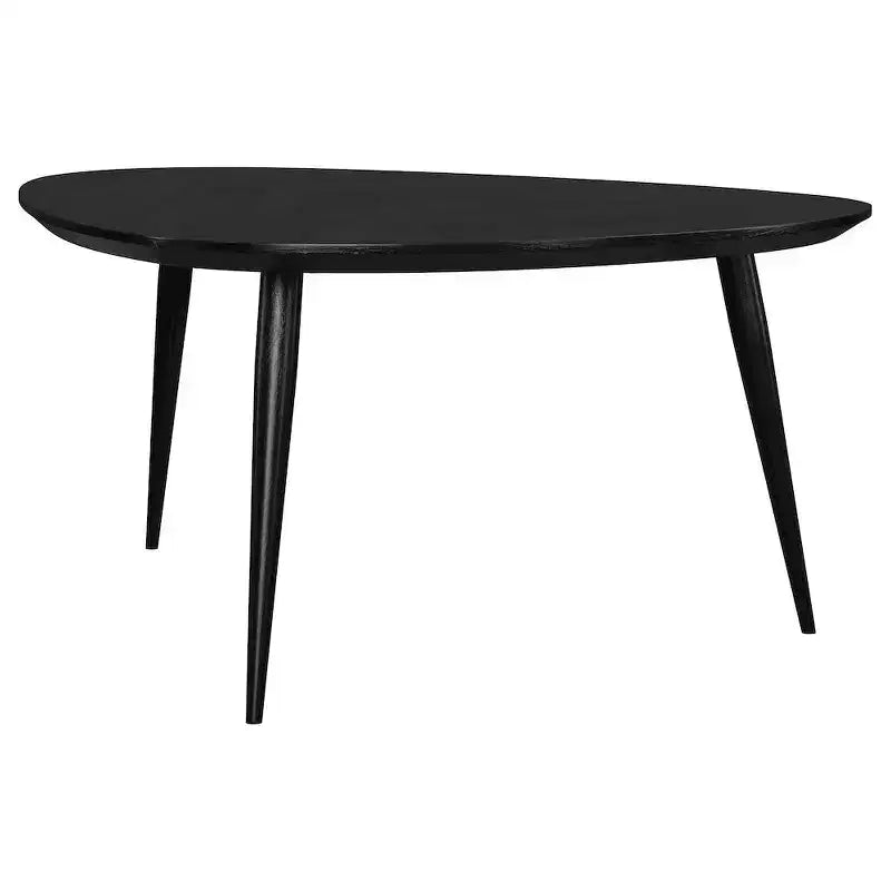 Table basse triangulaire en bois massif Odessa