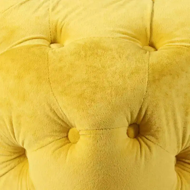 Pouf rembourré en velours, petite table d'appoint, tabouret de maquillage, pour salon, chambre, entrée, rose