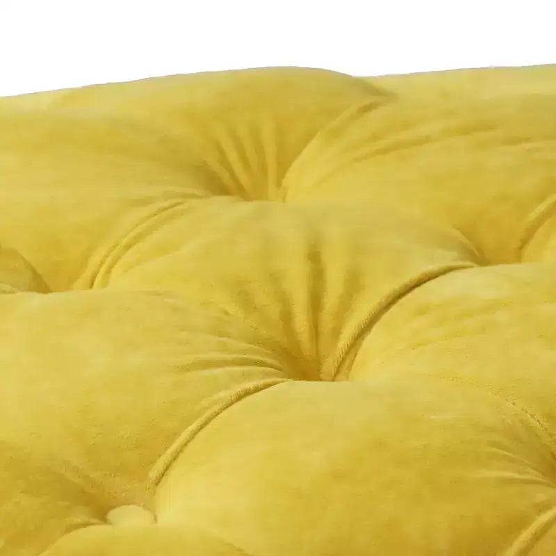 Pouf rembourré en velours, petite table d'appoint, tabouret de maquillage, pour salon, chambre, entrée, rose