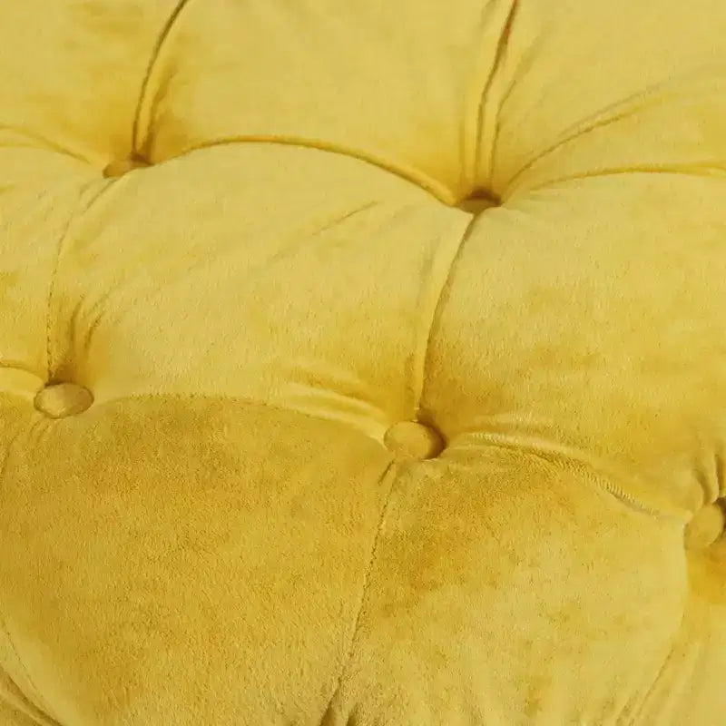 Pouf rembourré en velours, petite table d'appoint, tabouret de maquillage, pour salon, chambre, entrée, rose