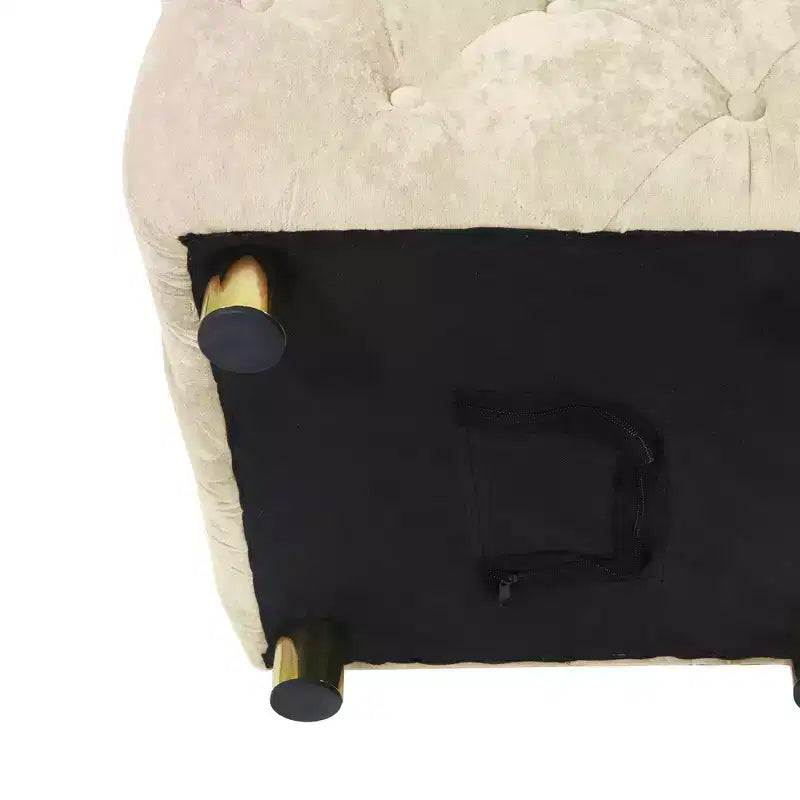 Pouf rembourré en velours, petite table d'appoint, tabouret de maquillage, pour salon, chambre, entrée, rose