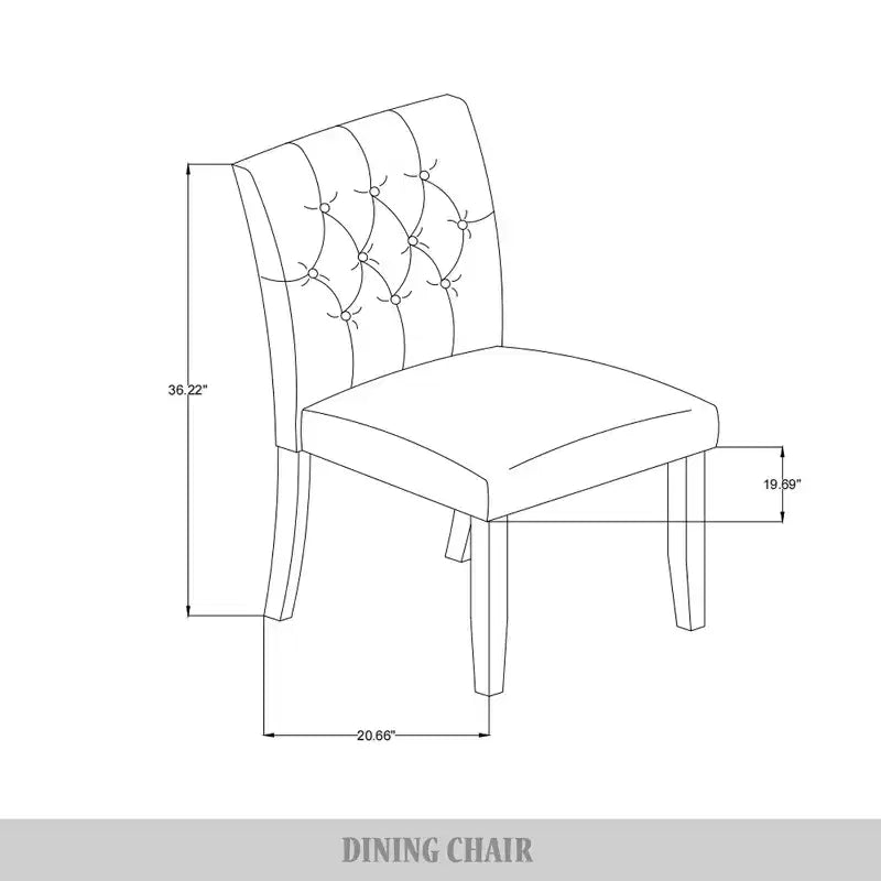Chaise de salle à manger en bois noir avec housse en lin