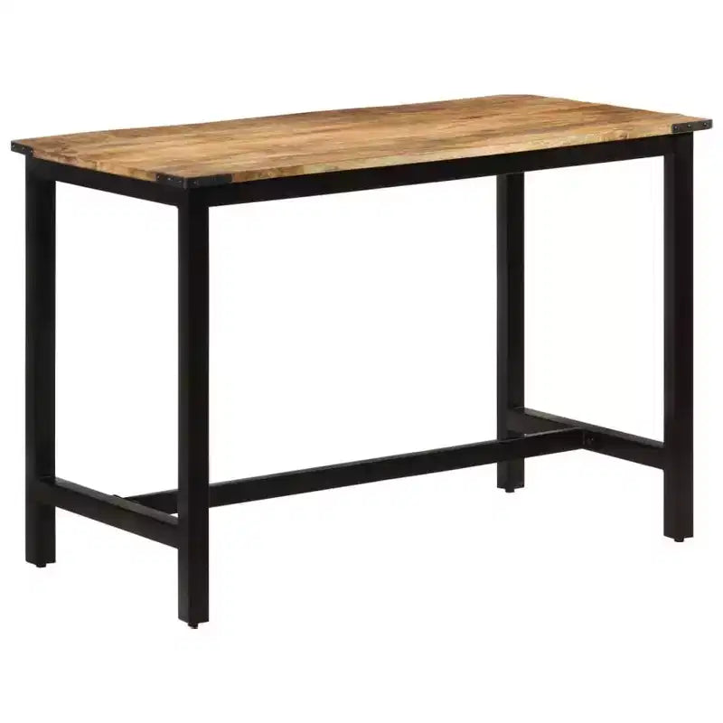 Table à manger 43.3x23.6x29.9 Bois massif de manguier