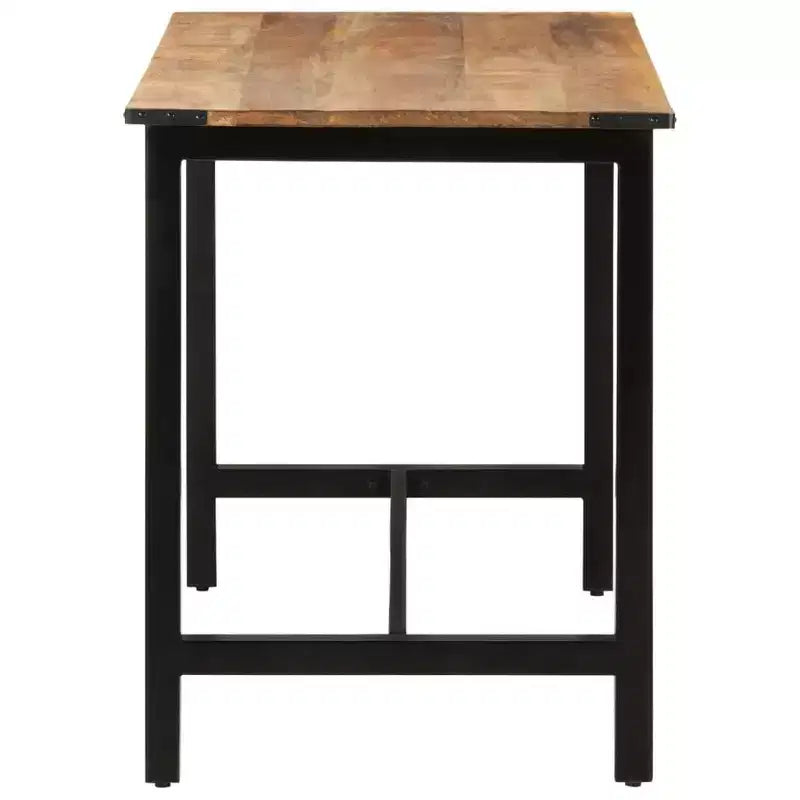 Table à manger 43.3x23.6x29.9 Bois massif de manguier