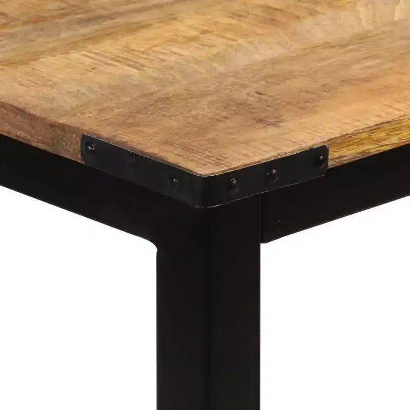 Table à manger 43.3x23.6x29.9 Bois massif de manguier