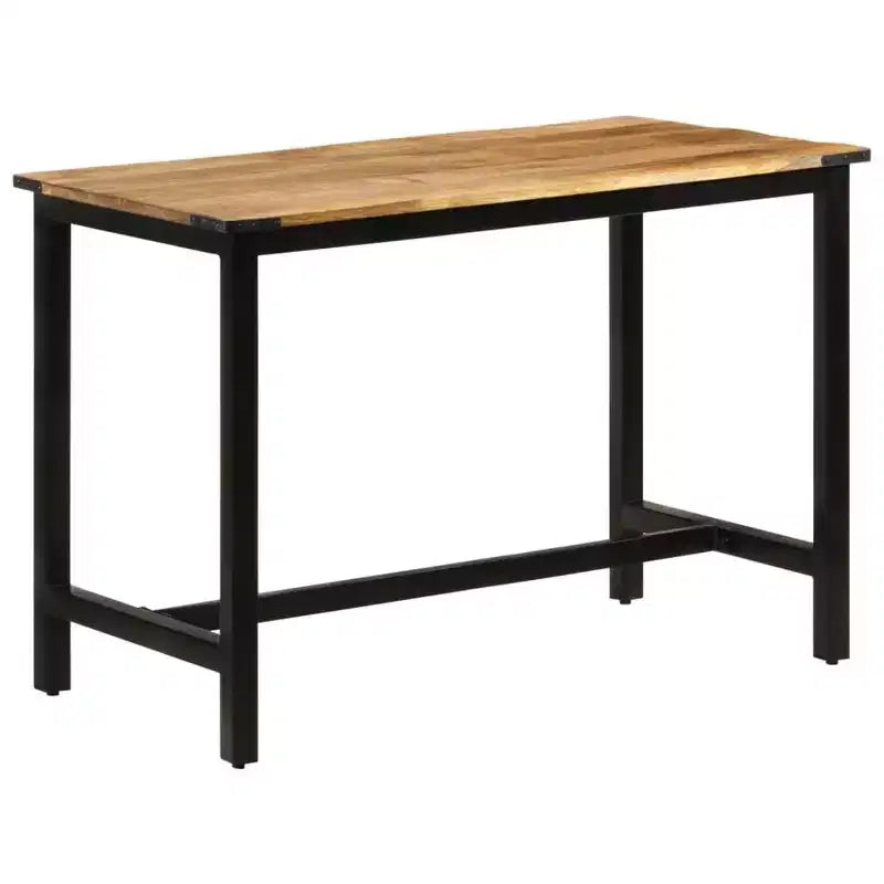 Table à manger 43.3x23.6x29.9 Bois massif de manguier