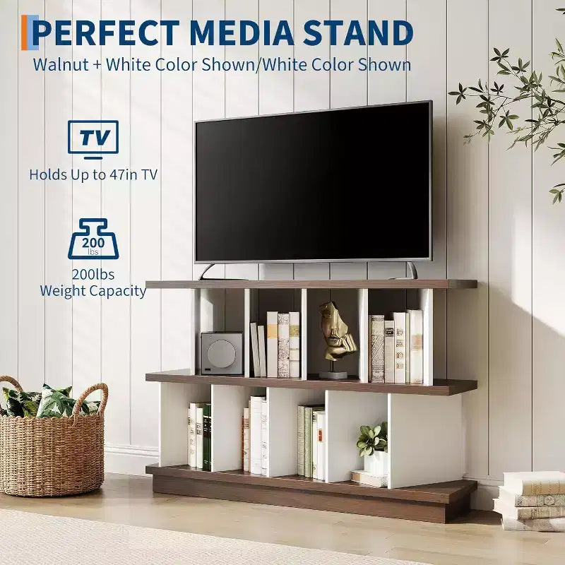 Meuble de rangement 8 cubes en bois, étagère basse avec 10 panneaux arrière amovibles pour salon, chambre, entrée, bureau à domicile
